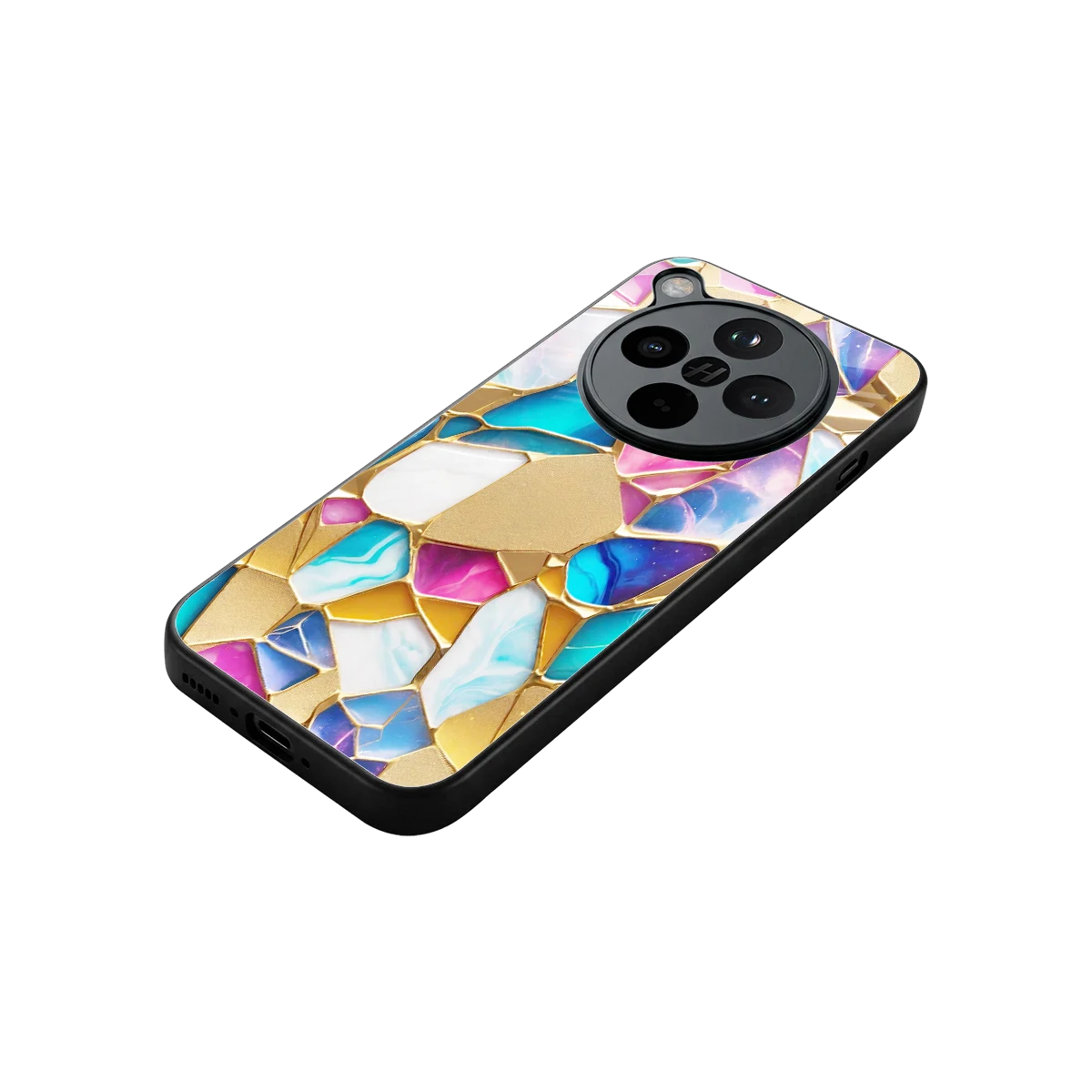 Luxe Spectrum stylish phone case for oppo find x8 | glossy glass and slim fit
