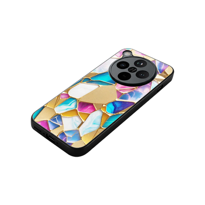 Luxe Spectrum stylish phone case for oppo find x8 | glossy glass and slim fit