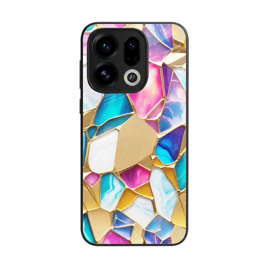 Luxe Spectrum back phone cover | glass case for oppo find x9