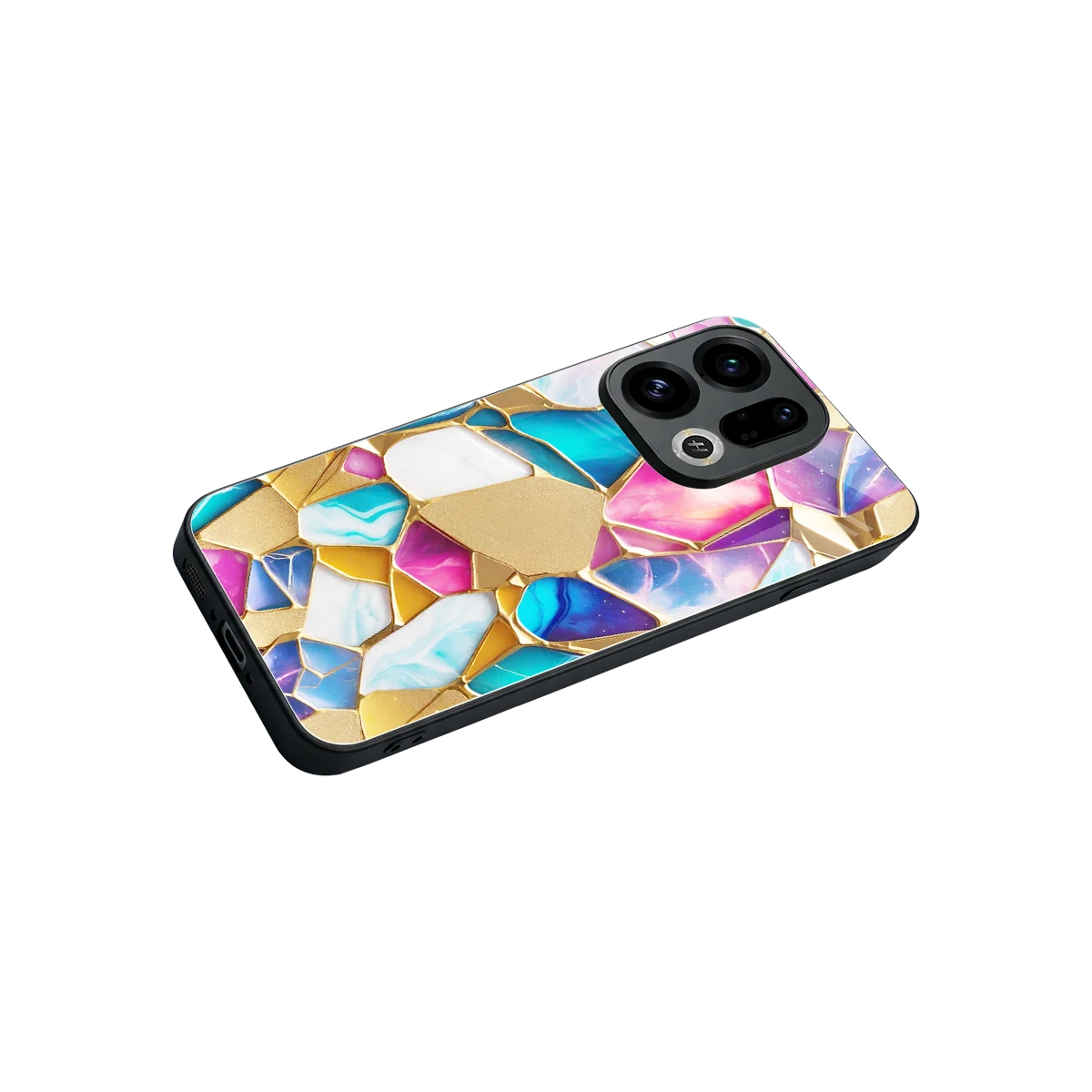 Luxe Spectrum stylish phone case for oppo find x9 | glossy glass and slim fit