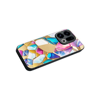Luxe Spectrum stylish phone case for oppo find x9 | glossy glass and slim fit