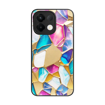 Luxe Spectrum back phone cover | glass case for oppo k13 5g