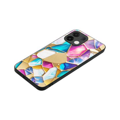 Luxe Spectrum stylish phone case for oppo k13 5g | glossy glass and slim fit