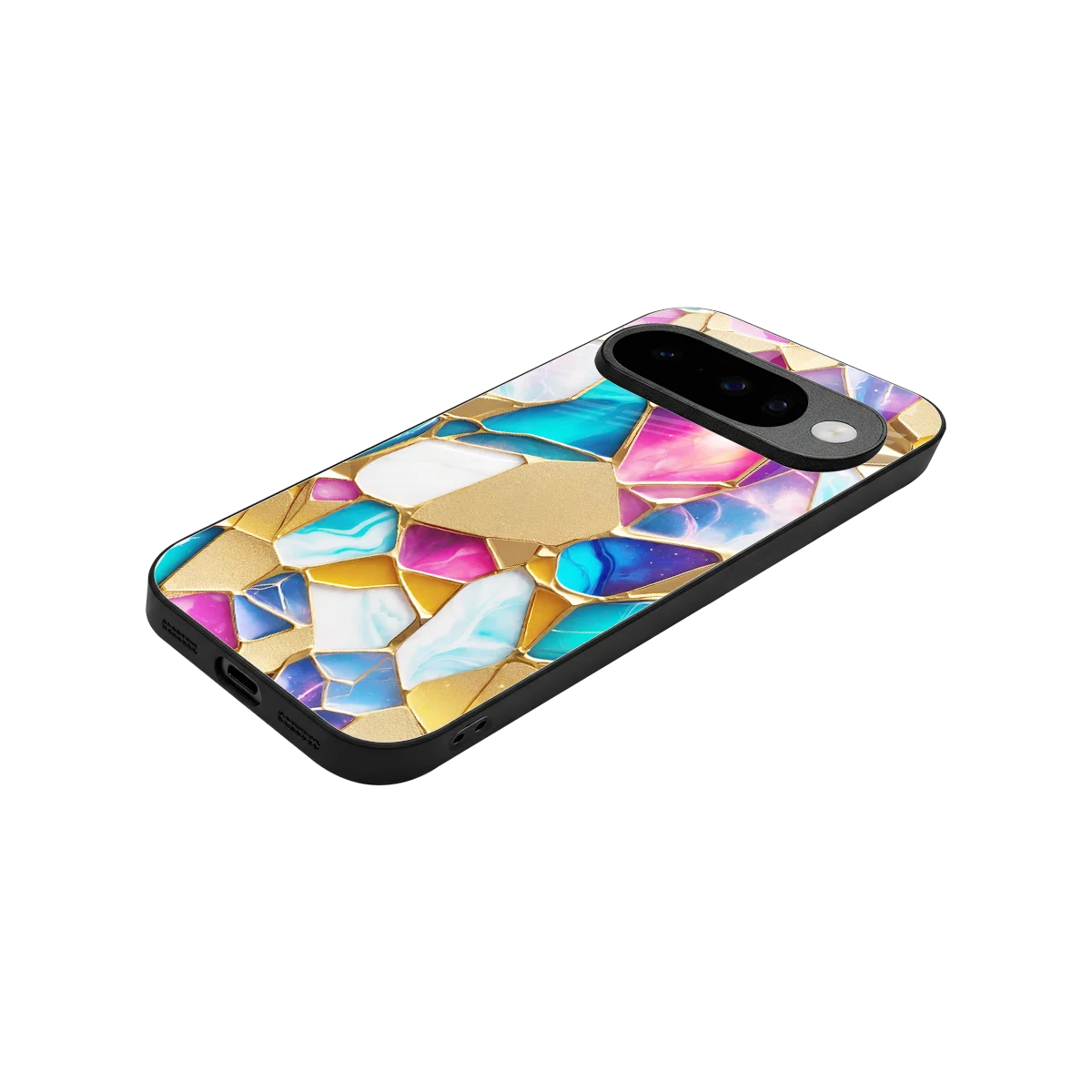 Luxe Spectrum stylish phone case for google pixel 10 | glossy glass and slim fit