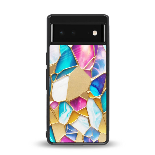 Luxe Spectrum back phone cover | glass case for google pixel 6a