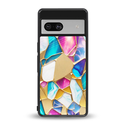 Luxe Spectrum back phone cover | glass case for google pixel 7a