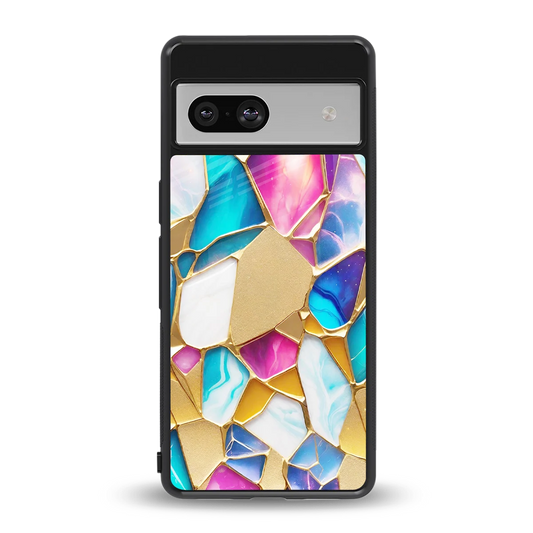Luxe Spectrum back phone cover | glass case for google pixel 7a