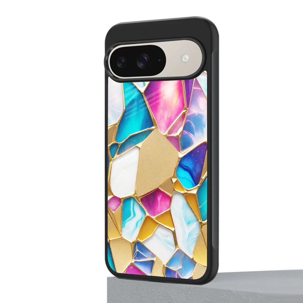 Luxe Spectrum google pixel 9 mobile cover | shockproof glass phone case