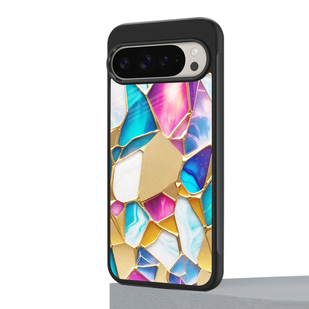 Luxe Spectrum google pixel 9 pro mobile cover | shockproof glass phone case