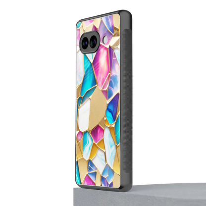 Luxe Spectrum google pixel 10a mobile cover | shockproof glass phone case