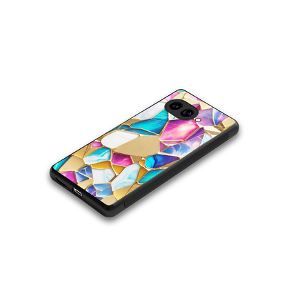 Luxe Spectrum stylish phone case for google pixel 10a | glossy glass and slim fit