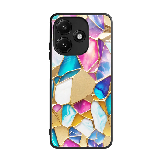 Luxe Spectrum back phone cover | glass case for redmi 12 5g