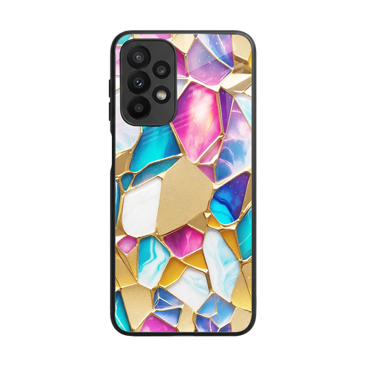 Luxe Spectrum back phone cover | glass case for samsung galaxy a23