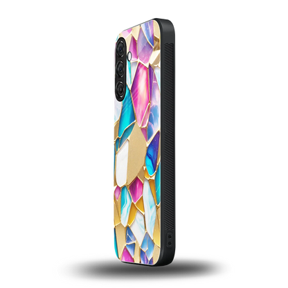 Luxe Spectrum samsung galaxy m34 5g mobile cover | shockproof glass phone case