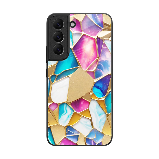 Luxe Spectrum back phone cover | glass case for samsung galaxy s22