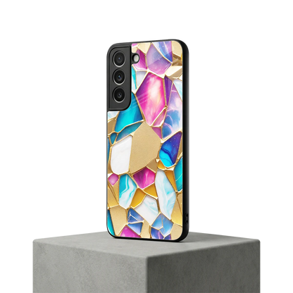 Luxe Spectrum samsung galaxy s22 mobile cover | shockproof glass phone case