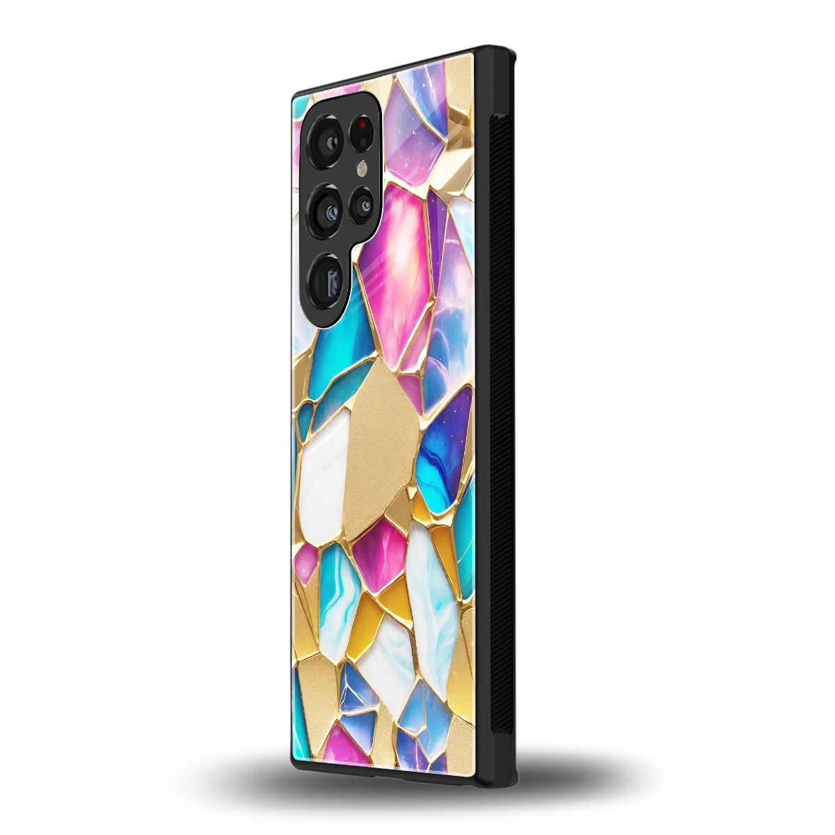 Luxe Spectrum samsung galaxy s24 ultra mobile cover | shockproof glass phone case