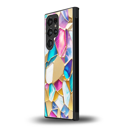 Luxe Spectrum samsung galaxy s24 ultra mobile cover | shockproof glass phone case