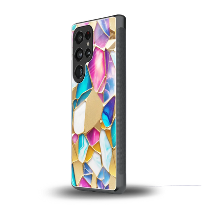 Luxe Spectrum samsung galaxy s26 ultra mobile cover | shockproof glass phone case