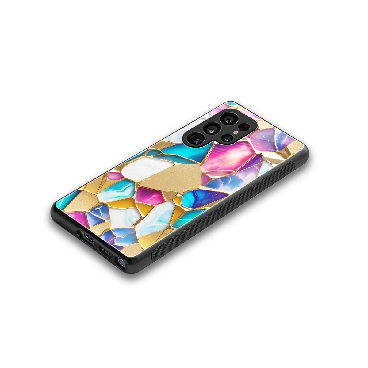 Luxe Spectrum stylish phone case for samsung galaxy s25 ultra | glossy glass and slim fit