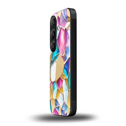 Luxe Spectrum samsung galaxy s24 mobile cover | shockproof glass phone case