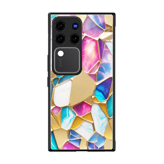 Luxe Spectrum back phone cover | glass case forvivo v30 pro
