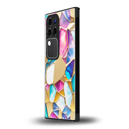 Luxe Spectrumvivo v30 pro mobile cover | shockproof glass phone case