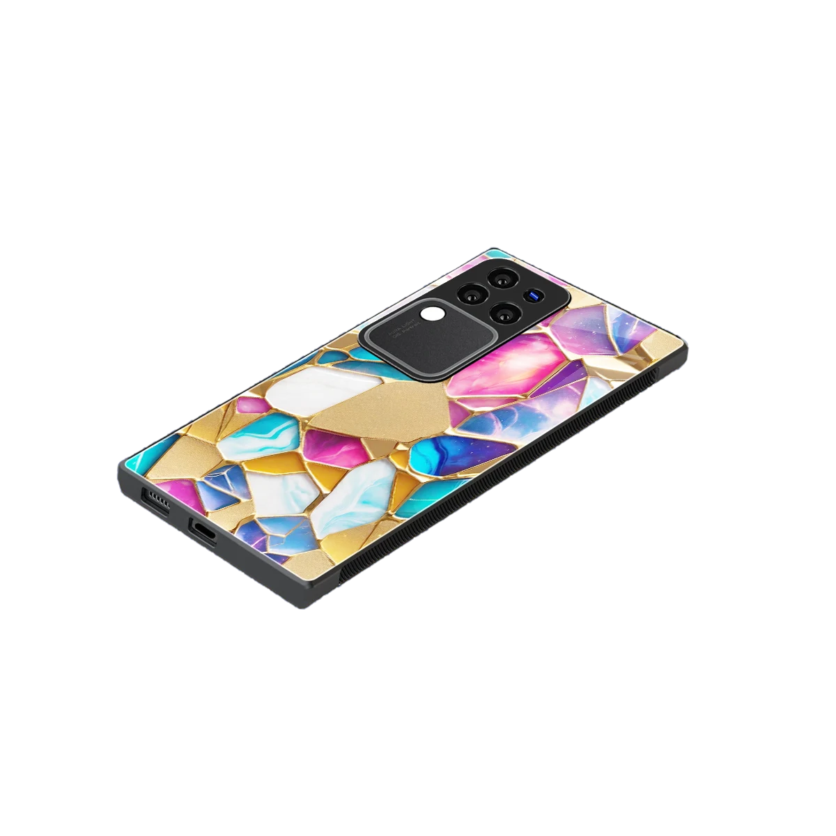 Luxe Spectrum stylish phone case forvivo v30 pro | glossy glass and slim fit