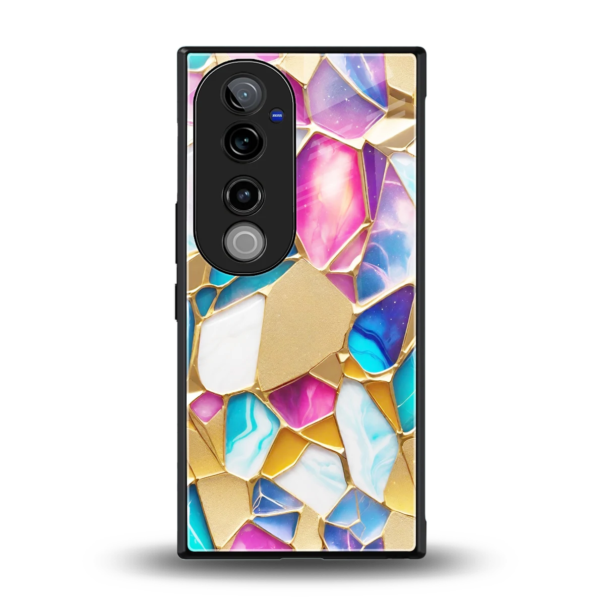 Luxe Spectrum back phone cover | glass case for vivo v40 pro