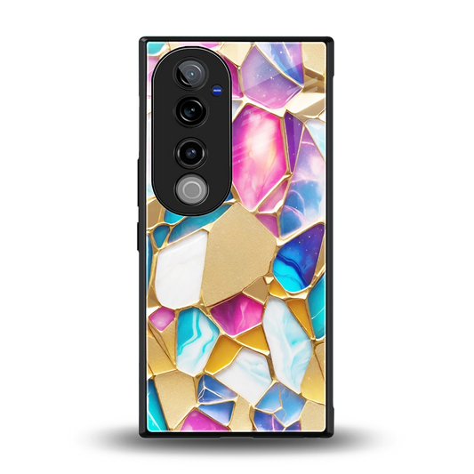 Luxe Spectrum back phone cover | glass case for vivo v40 pro