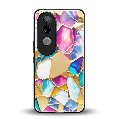Luxe Spectrum back phone cover | glass case for vivo v40e