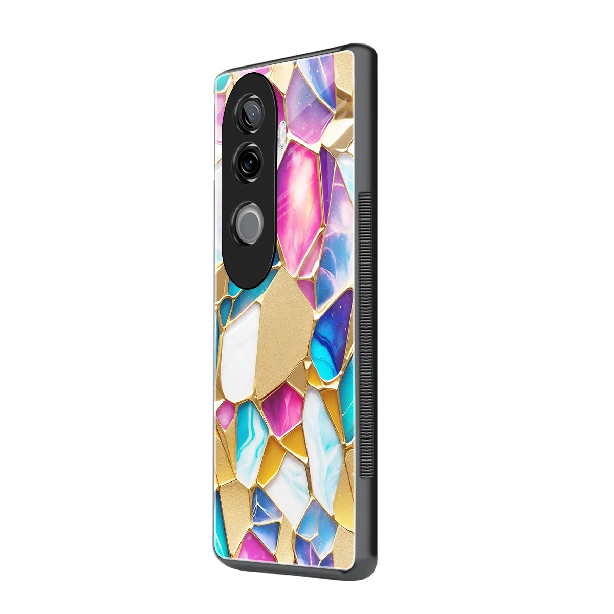 Luxe Spectrum vivo v40e mobile cover | shockproof glass phone case