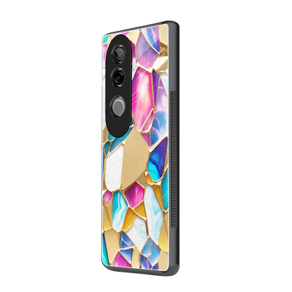 Luxe Spectrum vivo v40e mobile cover | shockproof glass phone case