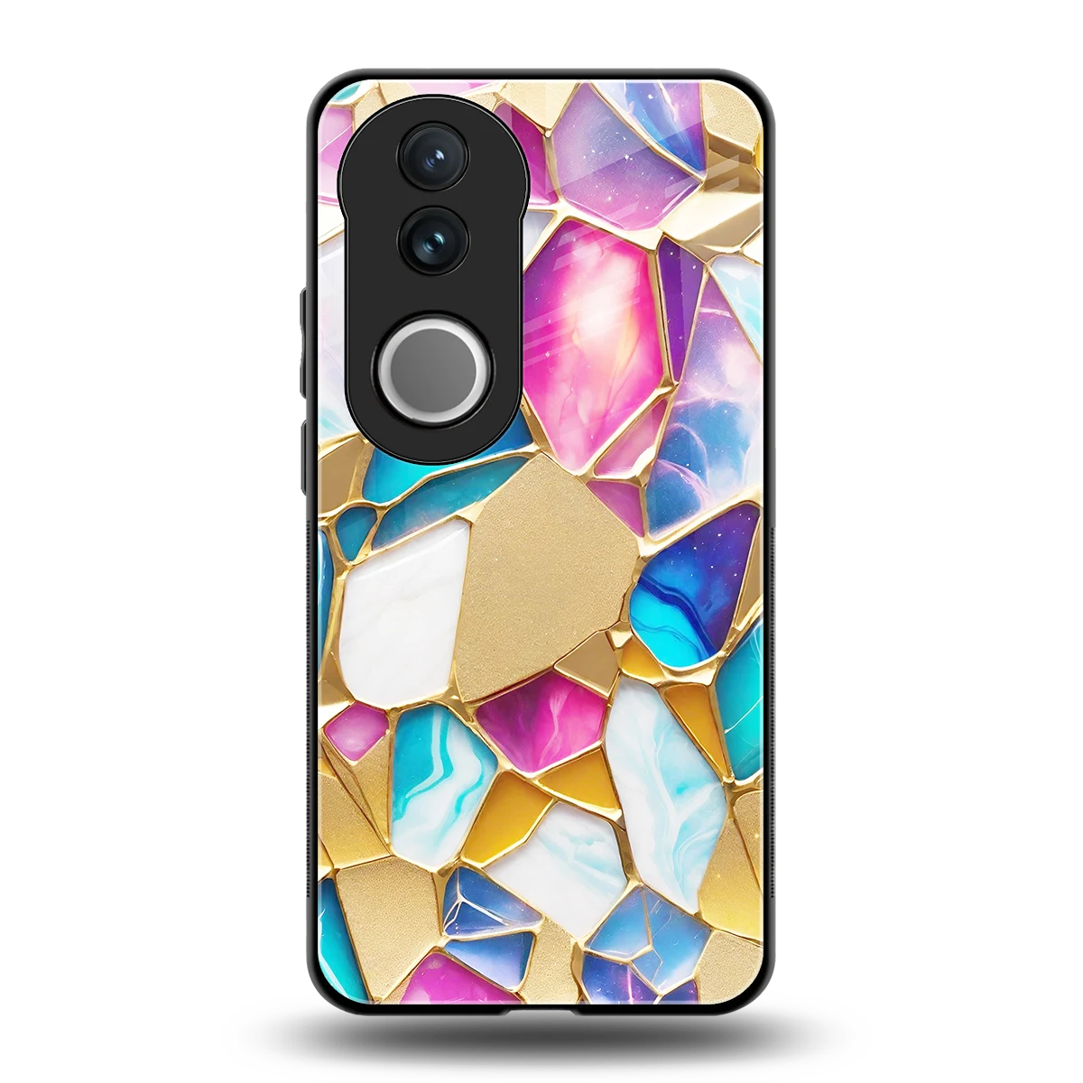 Luxe Spectrum back phone cover | glass case for vivo v50