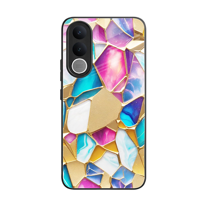 Luxe Spectrum back phone cover | glass case for vivo v70 fe