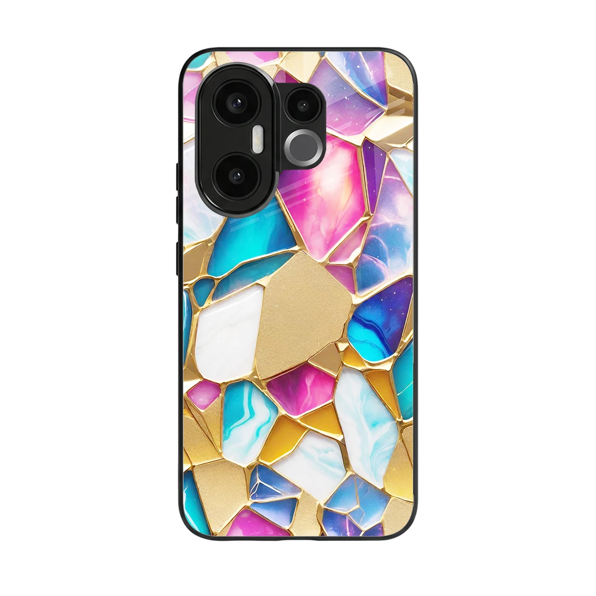 Luxe Spectrum back phone cover | glass case for vivo x200 fe