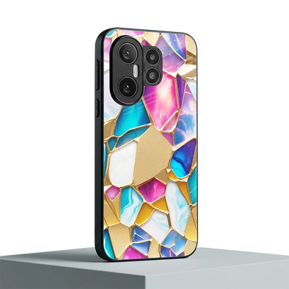 Luxe Spectrum vivo x200 fe mobile cover | shockproof glass phone case