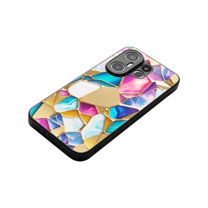 Luxe Spectrum stylish phone case for vivo x200 fe | glossy glass and slim fit