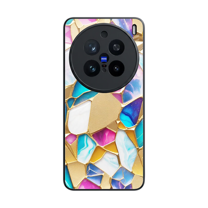 Luxe Spectrum back phone cover | glass case for vivo x200 pro