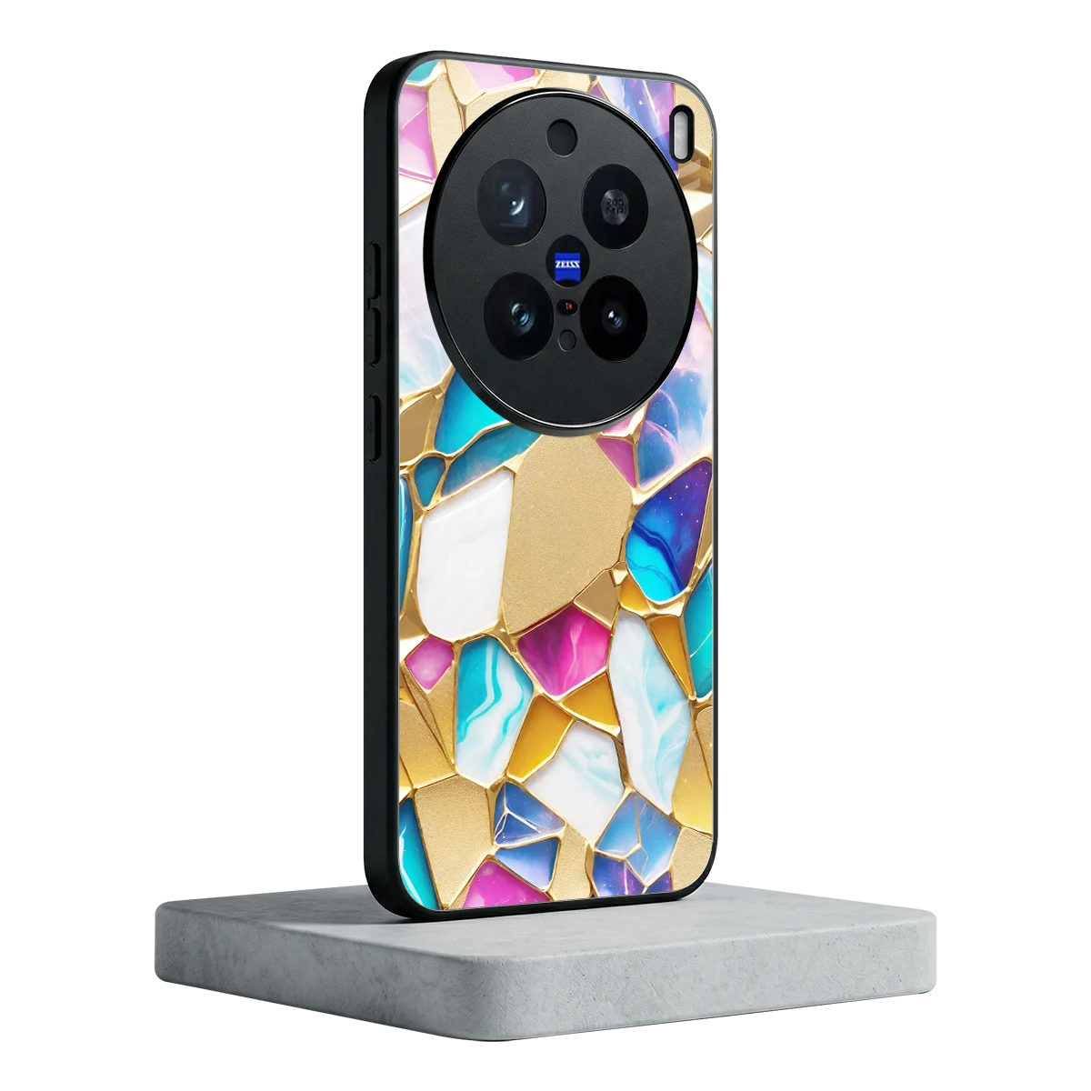 Luxe Spectrum vivo x200 pro mobile cover | shockproof glass phone case
