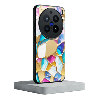 Luxe Spectrum vivo x200 pro mobile cover | shockproof glass phone case