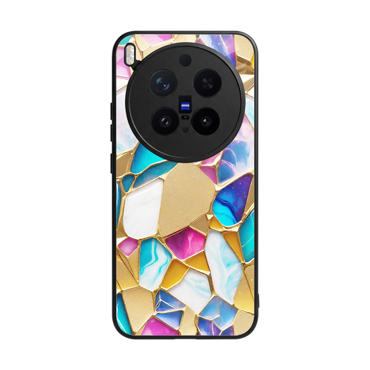 Luxe Spectrum back phone cover | glass case for vivo x300 pro