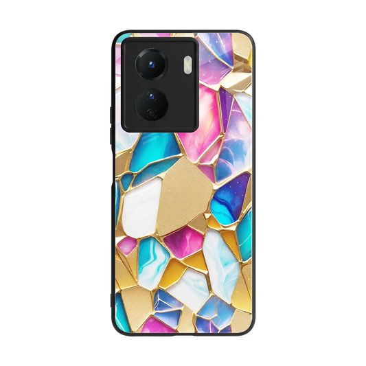 Luxe Spectrum back phone cover | glass case for vivo y16