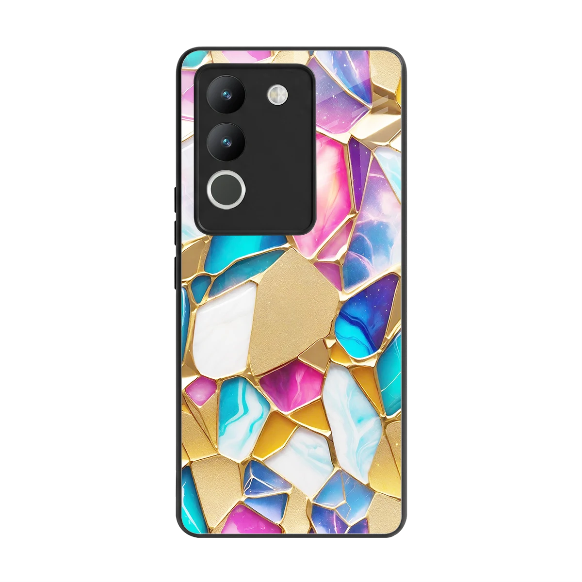 Luxe Spectrum back phone cover | glass case for vivo y200 5g