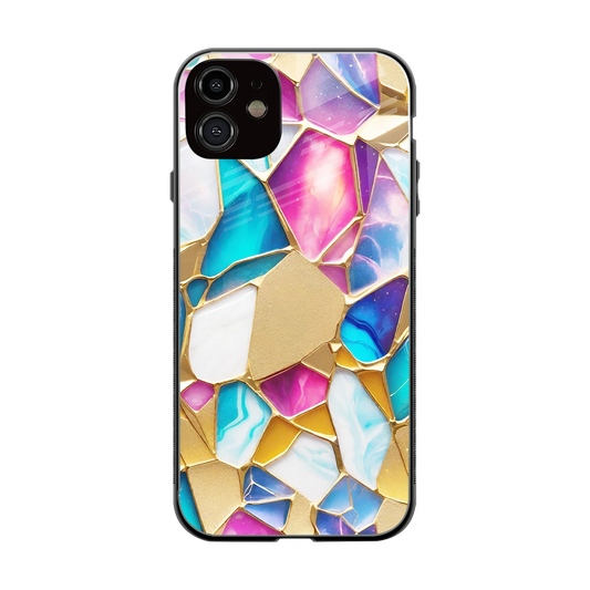 Luxe Spectrum back phone cover | glass case for iphone 12