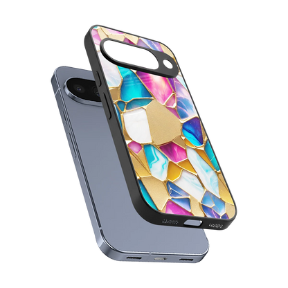 Luxe Spectrum sleek google pixel 10 cover with tempered glass back and TPU edges