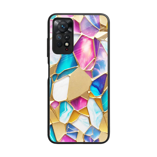 Luxe Spectrum back phone cover | glass case for redmi note 11 pro