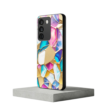 Luxe Spectrum vivo y200 5g mobile cover | shockproof glass phone case