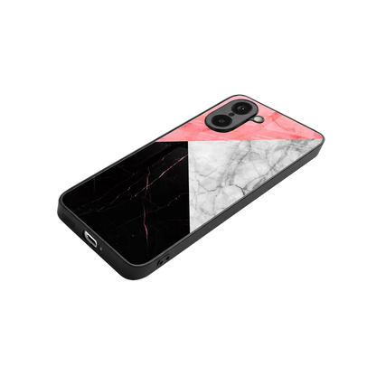 Luxe Trio stylish phone case for oneplus nord ce5 5g | glossy glass and slim fit