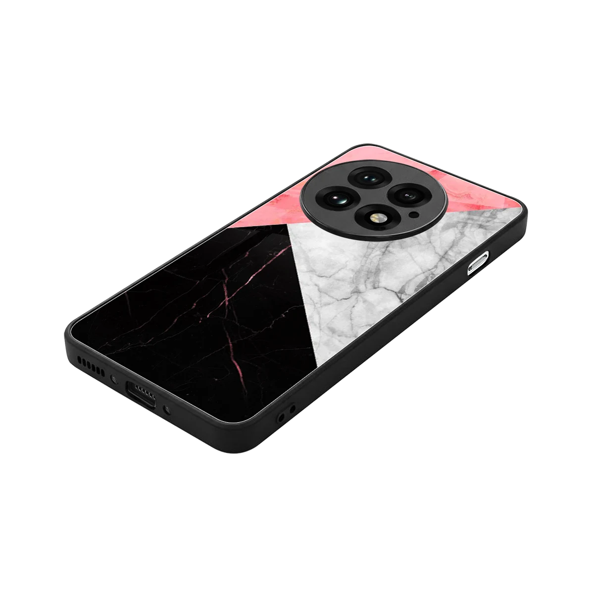 Luxe Trio stylish phone case for oneplus 13 | glossy glass and slim fit